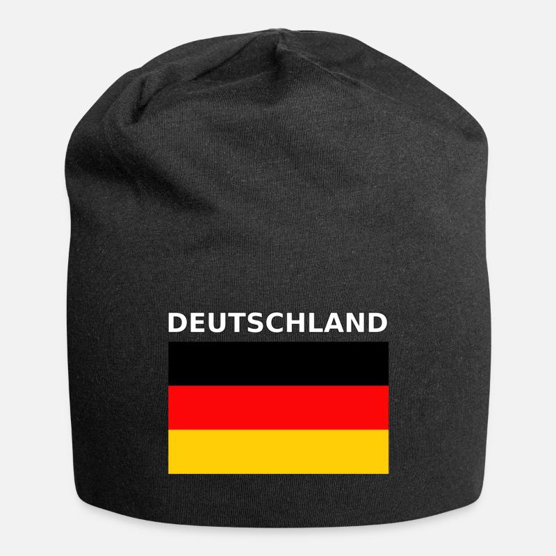 Germany flag - Jersey Beanie - black