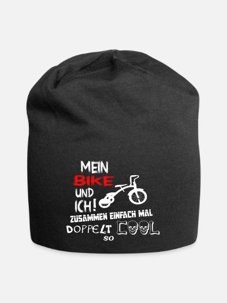 Fahrrad Radfahrer - Jersey-Beanie - Schwarz