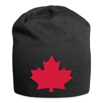 ahorn - canada - Jersey-Beanie - Schwarz - Vorne