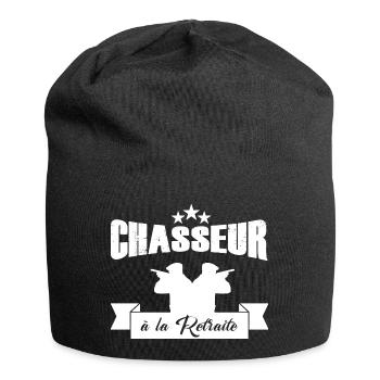 Chasseur à la Retraite chasse - Bonnet en jersey - noir - Devant