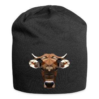 Polygone de vache - Bonnet en jersey - noir - Devant