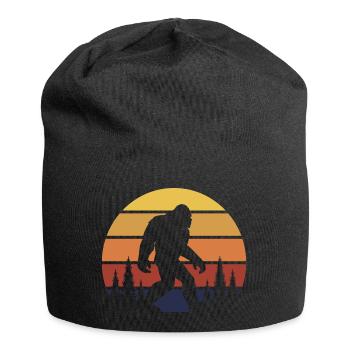 Bigfoot Sasquatch Liebhaber - Jersey-Beanie - Schwarz - Vorne