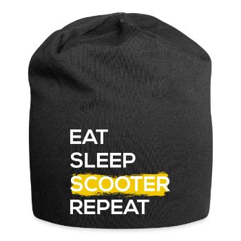 Essen Sleep Scooter Repeat II - Jersey-Beanie - Schwarz - Vorne