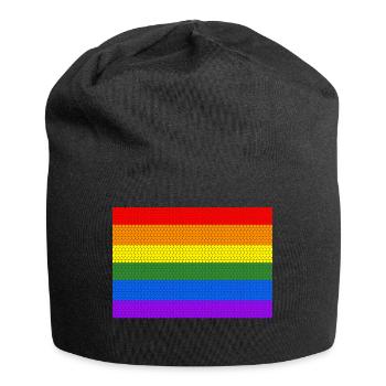 lgbt pride - Bonnet en jersey - noir - Devant