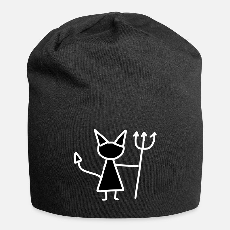 Devil evil - Jersey Beanie - black