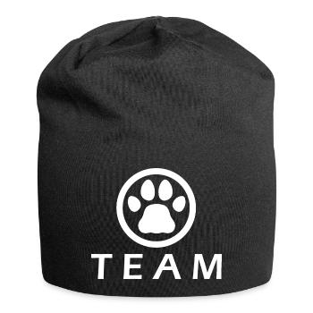 Chien chien - Bonnet en jersey - noir - Devant