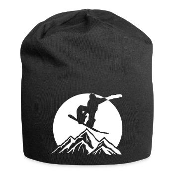 Snowboard Snowboarder - Jersey-Beanie - Schwarz - Vorne