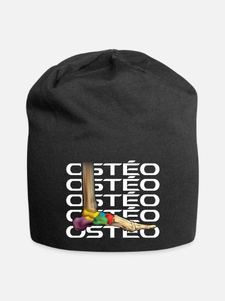 Osteo - Osteopath Geschenk Osteopathie Osteo - Jersey-Beanie - Schwarz