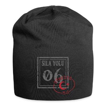 Ankara - Jersey Beanie - black - Front