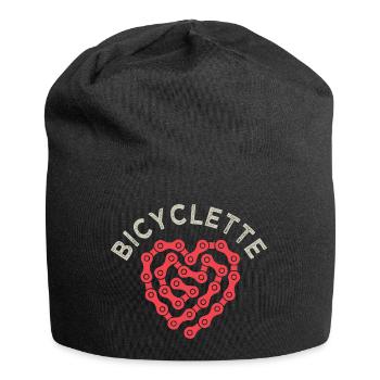 Fahrrad Ich mag Fahrrad Fahrrad Fahrrad - Jersey-Beanie - Schwarz - Vorne