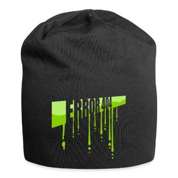 Schleim Tropfen Error 404 - Jersey-Beanie - Schwarz - Vorne