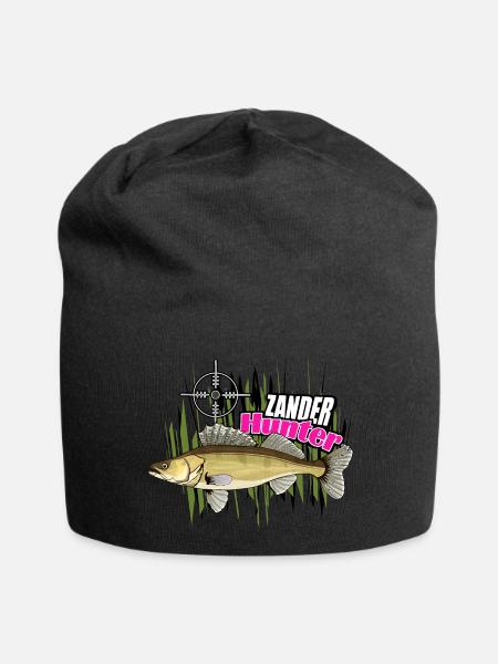 Zander Jäger - Jersey-Beanie - Schwarz