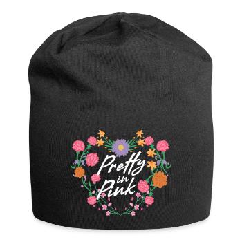 Pretty In Pink - Jersey-Beanie - Schwarz - Vorne