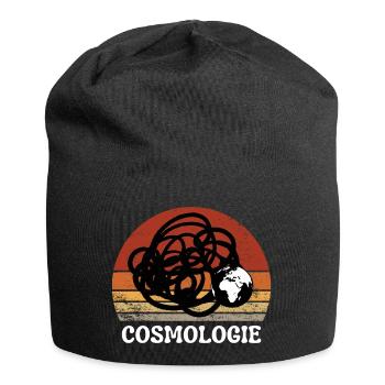COSMOLOGIE PLANETE TERRE VINTAGE RÉTRO SUNSET - Bonnet en jersey - noir - Devant