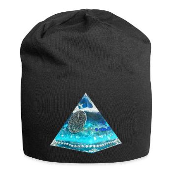 Plejaden Pyramide - Jersey-Beanie - Schwarz - Vorne