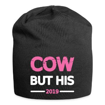 Zig Couple 2019 Femme Design Motif Grunge Vector - Bonnet en jersey - noir - Devant