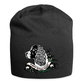 Springer Spaniel Anno 1900 - Jersey-Beanie - Schwarz - Vorne