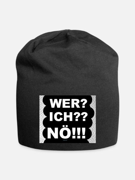 ZoffArt NÖ!!! - Jersey-Beanie - Schwarz