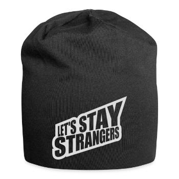 Citation Restons Strangers - Bonnet en jersey - noir - Devant