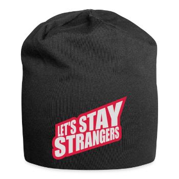 Citation Restons Strangers - Bonnet en jersey - noir - Devant