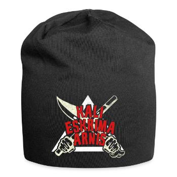 Philippines Kali Eskrima Arnis Fighter I Cadeau - Bonnet en jersey - noir - Devant
