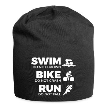 Motivation für Triathleten - Jersey-Beanie - Schwarz - Vorne
