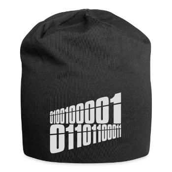 Binary Code Program Language - Jersey Beanie - black - Front