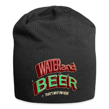 alcoholic booze swim dad tshirts swim team tshirts - Jersey-Beanie - Schwarz - Vorne