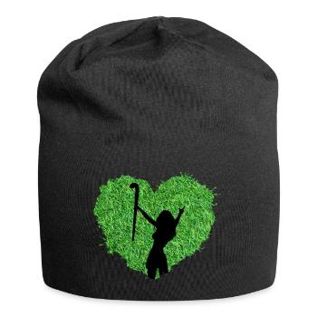 Hockey Field Hockey Hockeygirl Artificial Turf Hockeylove - Jersey Beanie - black - Front