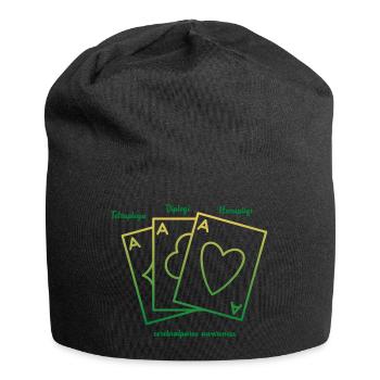 Cp - Sous-groupes - Bonnet en jersey - noir - Devant