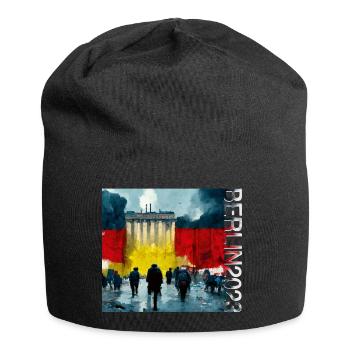 Le nouveau Mitte 192 de Berlin - Bonnet en jersey - noir - Devant