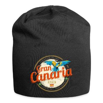 Grande Canarie Perroquet Îles Canaries Espagne - Bonnet en jersey - noir - Devant