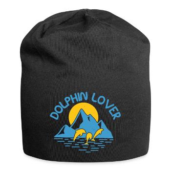 L’AMOUR DES DAUPHINS - Bonnet en jersey - noir - Devant