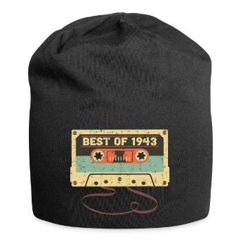 Best of 1943 80. Geburtstag Genial 80 Jahre alt - Jersey-Beanie - Schwarz - Vorne