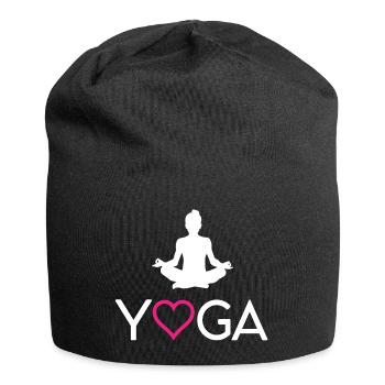 Yoga - Bonnet en jersey - noir - Devant
