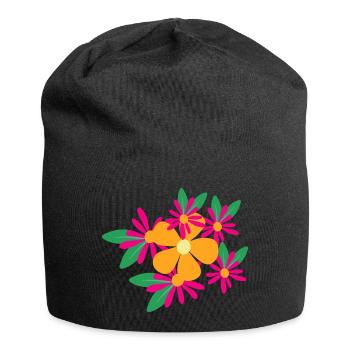 Flower Flower Plant - Bonnet en jersey - noir - Devant