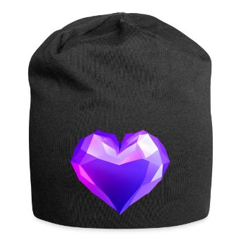 Valentine's Day, Wedding, Mother's Day, Love, Engagement - Jersey Beanie - black - Front