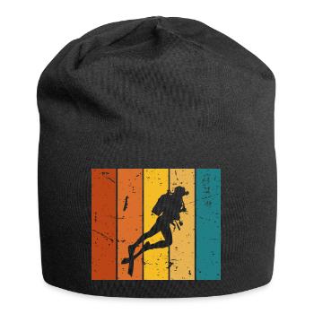 Scuba diving gift Vintage - Jersey Beanie - black - Front