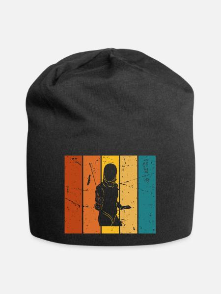Escrimeur cadeau Vintage - Bonnet en jersey - noir
