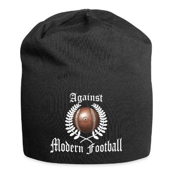 Against modern Football - gegen modernen Fussball - Jersey Beanie - black - Front