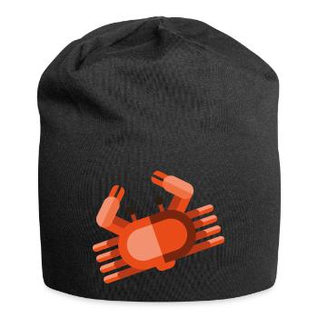 Meerestiere - Jersey-Beanie - Schwarz - Vorne