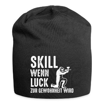 Paintball Airsoft - Jersey-Beanie - Schwarz - Vorne