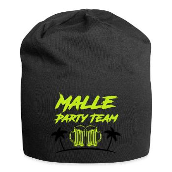 malle party team - Jersey-Beanie - Schwarz - Vorne