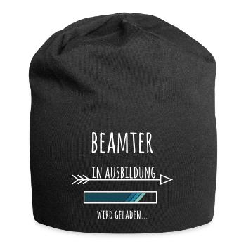 Beamter Beamtenlaufbahn Ausbildung Geschenk - Jersey-Beanie - Schwarz - Vorne