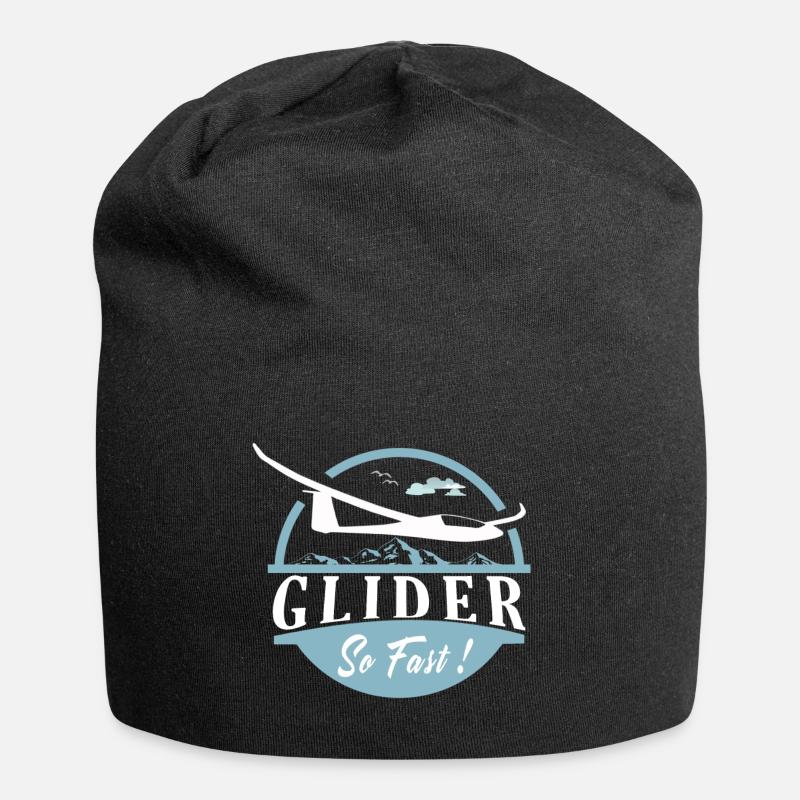 GLIDER SO FAST! - Jersey Beanie - black