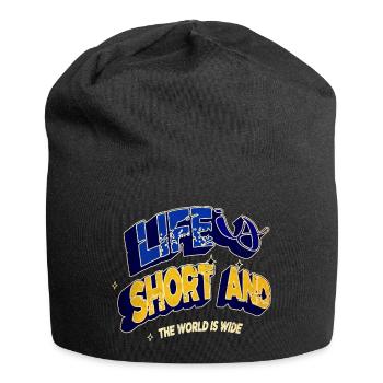 outdoors eiffel tower jokes buy far away countries - Jersey-Beanie - Schwarz - Vorne