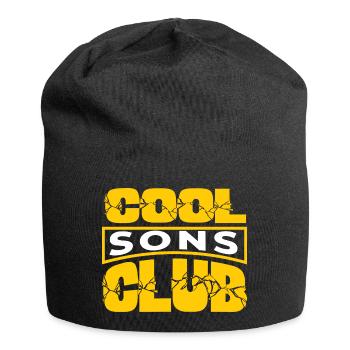 Cool Sons Club Groovy Retro Dad Mom Father's Day - Jersey Beanie - black - Front