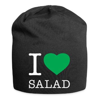 J’ADORE LA SALADE - Bonnet en jersey - noir - Devant