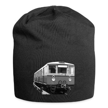 S-Bahn Berlin Triebwagen Eisenbahn Oldtimer - Jersey-Beanie - Schwarz - Vorne