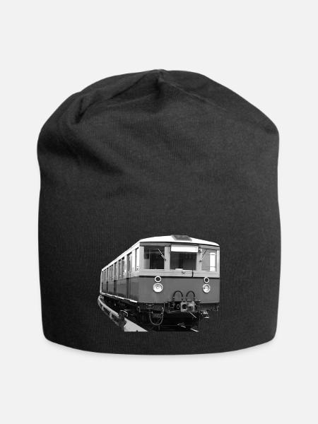 S-Bahn Berlin Triebwagen Eisenbahn Oldtimer - Jersey-Beanie - Schwarz